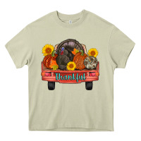 Mossy thankful turkey truck Heavy Core Tee - AdoDesignShop