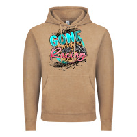 Vintage Coffee gone racing Vintage Hoodie - MaliasSmallBusiness