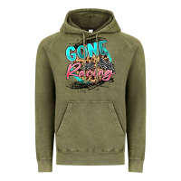 Vintage Olive gone racing Vintage Hoodie - MaliasSmallBusiness