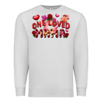 Dove Grey One loved mama Valentine's Day Premium Sweatshirt - FaDigitalArtStudio