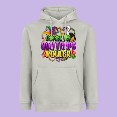 Laissez Les Bon Temps Rouler Olivia Heavyweight Hoodie Designed By Oliviacreatesart