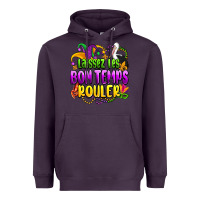 Plum laissez les bon temps rouler olivia Heavyweight Hoodie - OliviaCreatesArt