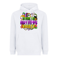 White laissez les bon temps rouler olivia Heavyweight Hoodie - OliviaCreatesArt