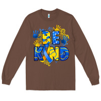 Chestnut down syndrome be kind Long Sleeve Tee - Artiststas