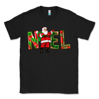 Black Noel Santa Classic Tee - NancyCooperArtShop