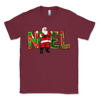 Burgundy Noel Santa Classic Tee - NancyCooperArtShop