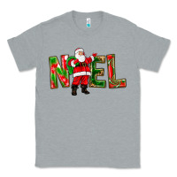 Heather Grey Noel Santa Classic Tee - NancyCooperArtShop