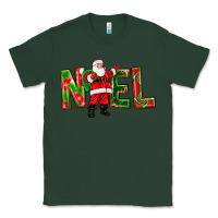 Sports Green Noel Santa Classic Tee - NancyCooperArtShop
