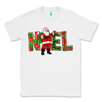 White Noel Santa Classic Tee - NancyCooperArtShop