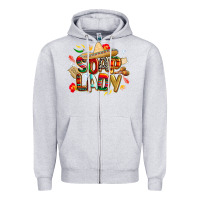 Heather Grey cinco de mayo soap lady Zipper Hoodie - CowGirlArtShop