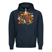 Navy cinco de mayo soap lady Zipper Hoodie - CowGirlArtShop