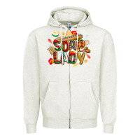 Oatmeal Heather cinco de mayo soap lady Zipper Hoodie - CowGirlArtShop