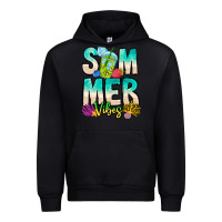 Black Summer Vibes Urban Hoodie - CowhideDigitalArt