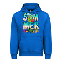 Cobalt Summer Vibes Urban Hoodie - CowhideDigitalArt