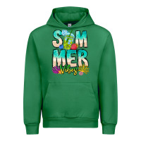 Emerald Summer Vibes Urban Hoodie - CowhideDigitalArt