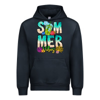 Navy Summer Vibes Urban Hoodie - CowhideDigitalArt