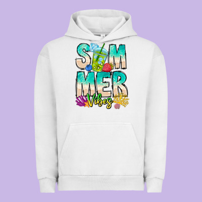 Summer Vibes Urban Hoodie Designed By Cowhidedigitalart