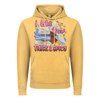 Vintage Mustard i like them thick and spicy Vintage Hoodie - MaliasSmallBusiness