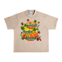 French Oak grateful thankful blessed Urban Heavy Tee - MaliasSmallBusiness