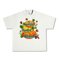Pistachio grateful thankful blessed Urban Heavy Tee - MaliasSmallBusiness