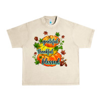 Sandshell grateful thankful blessed Urban Heavy Tee - MaliasSmallBusiness