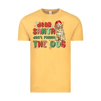 Dear Santa Dont Forget The Dog Vintage Tee | Teevron