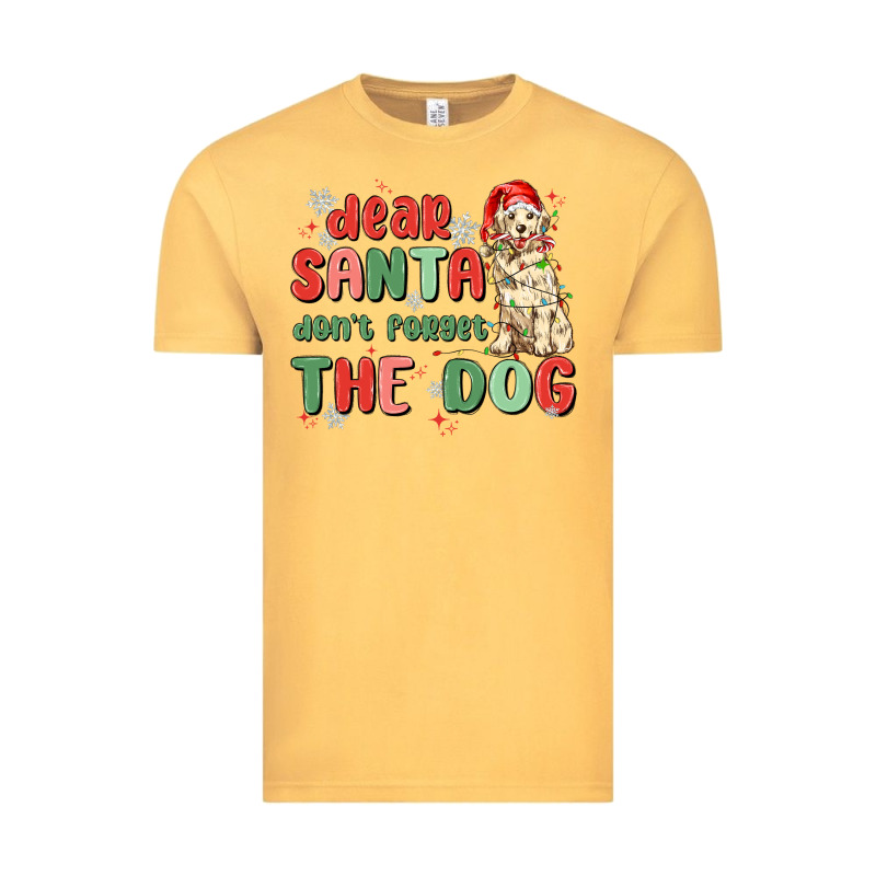 Dear Santa Dont Forget The Dog Vintage Tee by MaliasSmallBusiness | Teevron