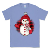 Colony Blue snowman christmas Classic Tee - JahusDesignShop