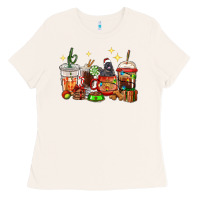 Bone Christmas coffee cups with Labrador Ladies Tee - RanaPortraitStore