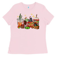 Christmas Coffee Cups With Labrador Ladies Tee | Teevron