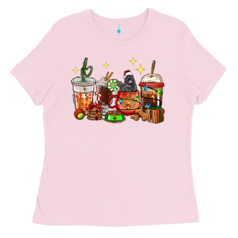 Christmas Coffee Cups With Labrador Ladies Tee by RanaPortraitStore | Teevron