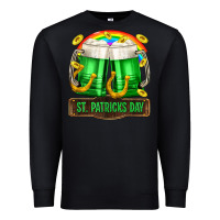 Black St. Patrick's Day beer Premium Sweatshirt - OliviaCreatesArt