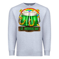 Heather Grey St. Patrick's Day beer Premium Sweatshirt - OliviaCreatesArt
