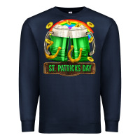 Navy St. Patrick's Day beer Premium Sweatshirt - OliviaCreatesArt