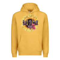 Mustard Mom life sunflower mother's day Premium Hoodie - HowdyJamesFarm