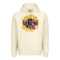 Sandshell Mom life sunflower mother's day Premium Hoodie - HowdyJamesFarm