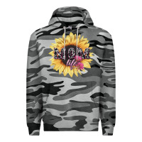 Slate Camo Mom life sunflower mother's day Premium Hoodie - HowdyJamesFarm
