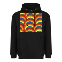 Black Pride rainbow glitter tumbler Heavyweight Hoodie - FaDigitalArtStudio