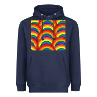 Navy Pride rainbow glitter tumbler Heavyweight Hoodie - FaDigitalArtStudio