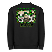 Black St Patricks Day Heifer Heavyweight Sweatshirt - Bettercallsaul