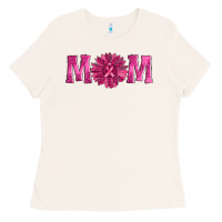Bone breast cancer mom sunflower Ladies Tee - AdoDesignShop