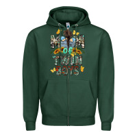 Sports Green mom of twin boys mother's day Zipper Hoodie - CowGirlArtShop