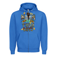 True Royal mom of twin boys mother's day Zipper Hoodie - CowGirlArtShop