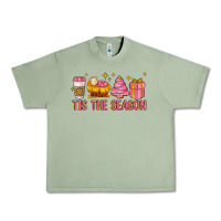 Oil Green tis the season Urban Heavy Tee - MaliasSmallBusiness