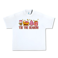 White tis the season Urban Heavy Tee - MaliasSmallBusiness