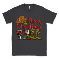 Smoke Merry Christmas Y'all Cowboy Classic Tee - MaliasSmallBusiness