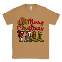Toasted Coconut Merry Christmas Y'all Cowboy Classic Tee - MaliasSmallBusiness