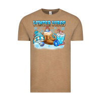 Vintage Coffee winter vibes Vintage Tee - MaliasSmallBusiness