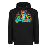 Black pride rainbow Heavyweight Hoodie - OliviaCreatesArt