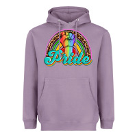 Lavender pride rainbow Heavyweight Hoodie - OliviaCreatesArt